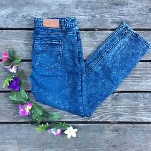 Staff Denim Acid Wash Skinny Jeans